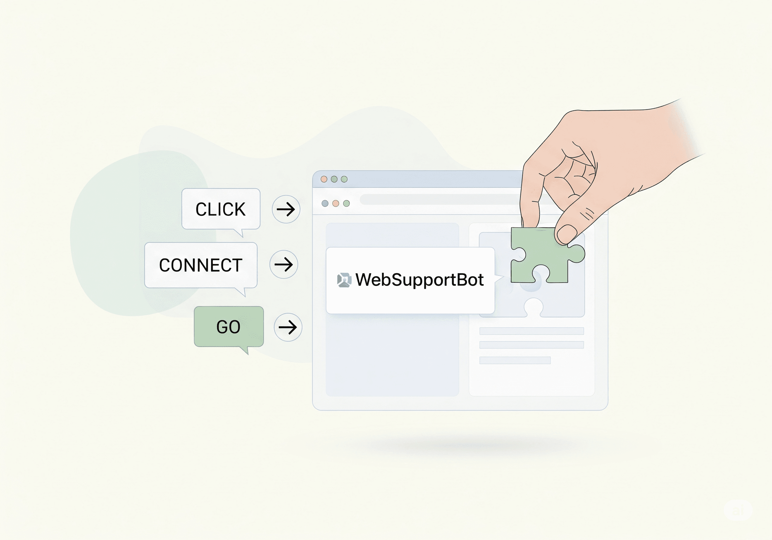 Easy setup process for WebSupportBot